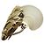 VINTAGE ISABEL CANOVAS CLIP-ON BLUMEN OPALE DROP-OHRRINGE Golden - Ansicht 5