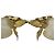 VINTAGE ISABEL CANOVAS CLIP-ON BLUMEN OPALE DROP-OHRRINGE Golden - Ansicht 6