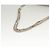 Borsa a spalla in pelle grigia argento Jimmy Choo Chain Auth bs24681 Marrone - vista 3