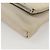 Borsa a spalla in pelle grigia argento Jimmy Choo Chain Auth bs24681 Marrone - vista 8