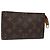 LOUIS VUITTON Monogram Bucket PM Accessory Pouch LV Auth am8255