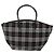 Autre Marque Burberrys Nova Check Tote Bag aus schwarzem und silbernem Nylon, blaue Etikette, authentisch kk486 - Ansicht 13