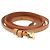 LOUIS VUITTON Ledertragegurt 50"" Beige LV Auth ac3819