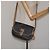 Borsa a spalla in tela a nido d'ape Christian Dior PVC nera e oro Auth 120492 Nero D'oro - vista 14