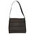 Céline Borsa a spalla in tela Macadam CELINE in pelle PVC nera e dorata Auth 119071 Nero D'oro - vista 10