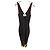 Autre Marque AZ Factory Strickkleid schwarz gelb