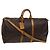 LOUIS VUITTON Monogram Keepall Bandouliere 55 Borsa Boston M41414 LV Auth ac3775 Monogramma