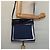 Borsa a spalla SAINT LAURENT in pelle blu e oro Auth bs24959 D'oro - vista 14