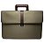 Valigetta in pelle e tela vintage Givenchy marrone khaki Cachi