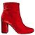 Botines Saint Laurent 39.5 rojo sexy! Roja
