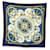 Hermès Hermes Vintage Blue Silk Washington's Carriage Scarf 1979 Caty Latham  ref.2200639