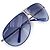 Carrera Occhiali da sole aviatore in metallo blu e argento BACK 80S 6 67/10 - vista 2