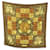Hermès Hermes Vintage Brown Silk Hourvari Scarf 1972 Henry d'Origny  ref.2200643