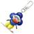 Louis Vuitton Bag Charm Vivienne Snowboard Keychain Blue Yellow Metal  ref.2201141