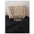 Borsa Chanel Maxi Double Flap Beige in Pelle - vista 4
