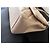 Borsa Chanel Maxi Double Flap Beige in Pelle - vista 5
