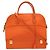 Hermès Bolide Macpherson Leder Tote Orange