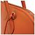 Hermès Bolide Macpherson Leder Tote Orange - Ansicht 4
