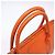 Hermès Bolide Macpherson Leder Tote Orange - Ansicht 6