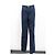 Pantaloni dritti in cotone blu navy Brunello Cucinelli - vista 5