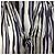 Theory Zebra Print Long Sleeve Blouse in Multicolor Silk - view 2