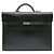 Hermès Kelly Depeche 38 Briefcase in Pelle Nera Nero - vista 2