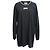 Maison Martin Margiela Maison Margiela Mini-Pulloverkleid mit Rundhalsausschnitt aus schwarzer Baumwolle
