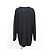 Maison Martin Margiela Maison Margiela Mini-Pulloverkleid mit Rundhalsausschnitt aus schwarzer Baumwolle - Ansicht 8