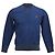 Felpa con collo rotondo e patch teschio Alexander McQueen in cotone blu Blu navy