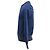 Felpa con collo rotondo e patch teschio Alexander McQueen in cotone blu Blu navy - vista 2