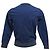 Felpa con collo rotondo e patch teschio Alexander McQueen in cotone blu Blu navy - vista 3
