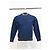 Felpa con collo rotondo e patch teschio Alexander McQueen in cotone blu Blu navy - vista 8