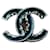 Chanel CC-Logo Broschen Schwarz  - Ansicht 1