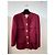 Chanel Giacca in tweed bordeaux e oro Rosso - vista 2