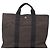 Hermès HERMES Handtasche Her Line MM aus grauem Canvas Auth kk463 Braun - Ansicht 13