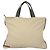 Tote PRADA Borsa sportiva in nylon beige argento Auth ti2991 - vista 13
