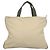 Tote PRADA Borsa sportiva in nylon beige argento Auth ti2991 - vista 2