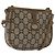 Borsa a spalla GUCCI GG Plus Supreme in pelle PVC beige oro Auth th5907 D'oro
