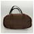 PRADA Borsa Tote Nylon Marrone Auth th5852  - vista 5