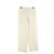 Hermès Ecru Weite Leinenhose Roh