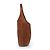 Saint Laurent, Le 5 A 7 hobo in suede color cognac Marrone - vista 4