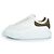 Alexander McQueen, Sneakers Oversized Larry Bianco Verde - vista 2