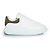 Alexander McQueen, Sneakers Oversized Larry Bianco Verde - vista 4