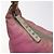 Borsa a spalla PRADA in nylon rosa argento autentica fm4561 - vista 10