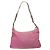 Borsa a spalla PRADA in nylon rosa argento autentica fm4561 - vista 2