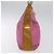 Borsa a spalla PRADA in nylon rosa argento autentica fm4561 - vista 3