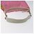 Borsa a spalla PRADA in nylon rosa argento autentica fm4561 - vista 7