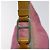 Borsa a spalla PRADA in nylon rosa argento autentica fm4561 - vista 9