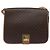 Céline Borsa a spalla in tela Macadam CELINE in pelle PVC marrone oro Auth 119211 D'oro - vista 13