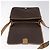 Céline Borsa a spalla in tela Macadam CELINE in pelle PVC marrone oro Auth 119211 D'oro - vista 19